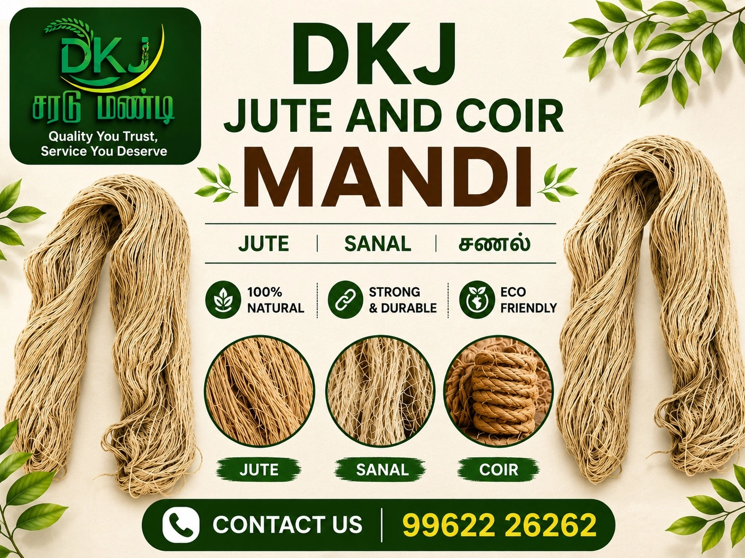 2 Ply 20 lbs Jute
