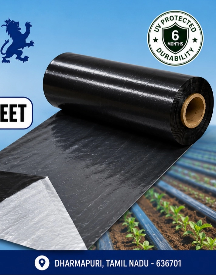 25 Micron Plain Mulching Sheet – 4 Feet | 6 Months - DKJ SARADU MANDI