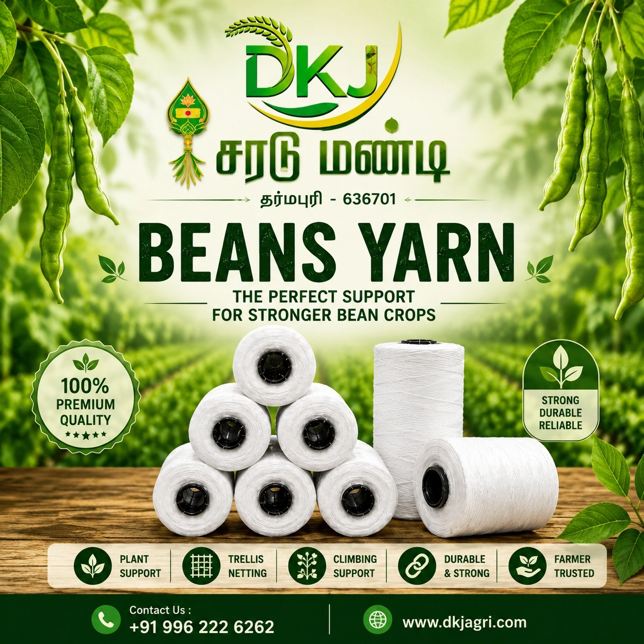 Beans Yarn - DKJ SARADU MANDI