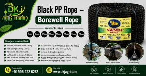 Black PP Rope – Borewell Rope - Gallery Image