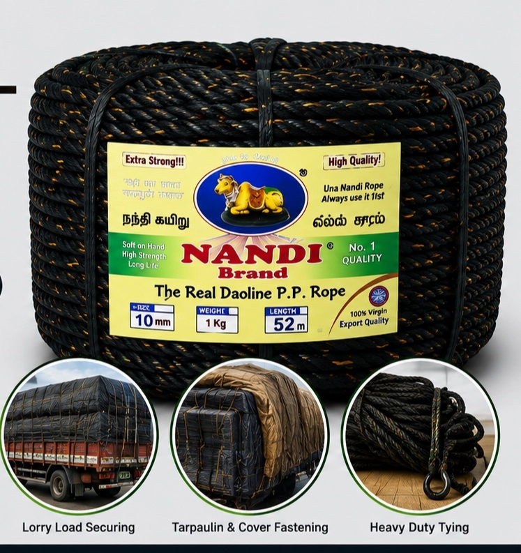 Black PP Rope – Lorry Rope - DKJ SARADU MANDI