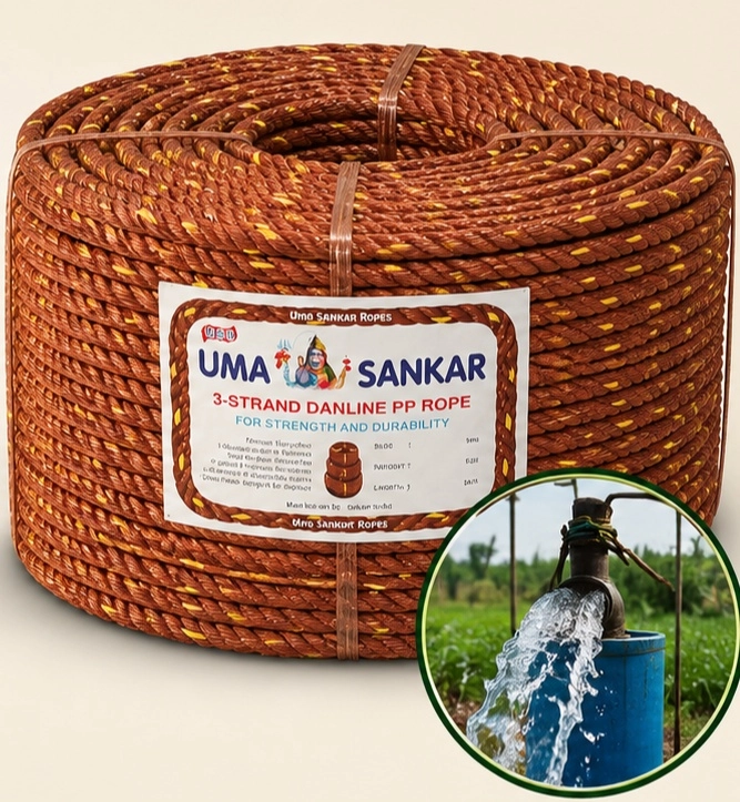 Copper Brown PP Rope – Borewell Rope