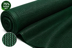 Green Shade Net 3 meter- 10feet 75% - Gallery Image