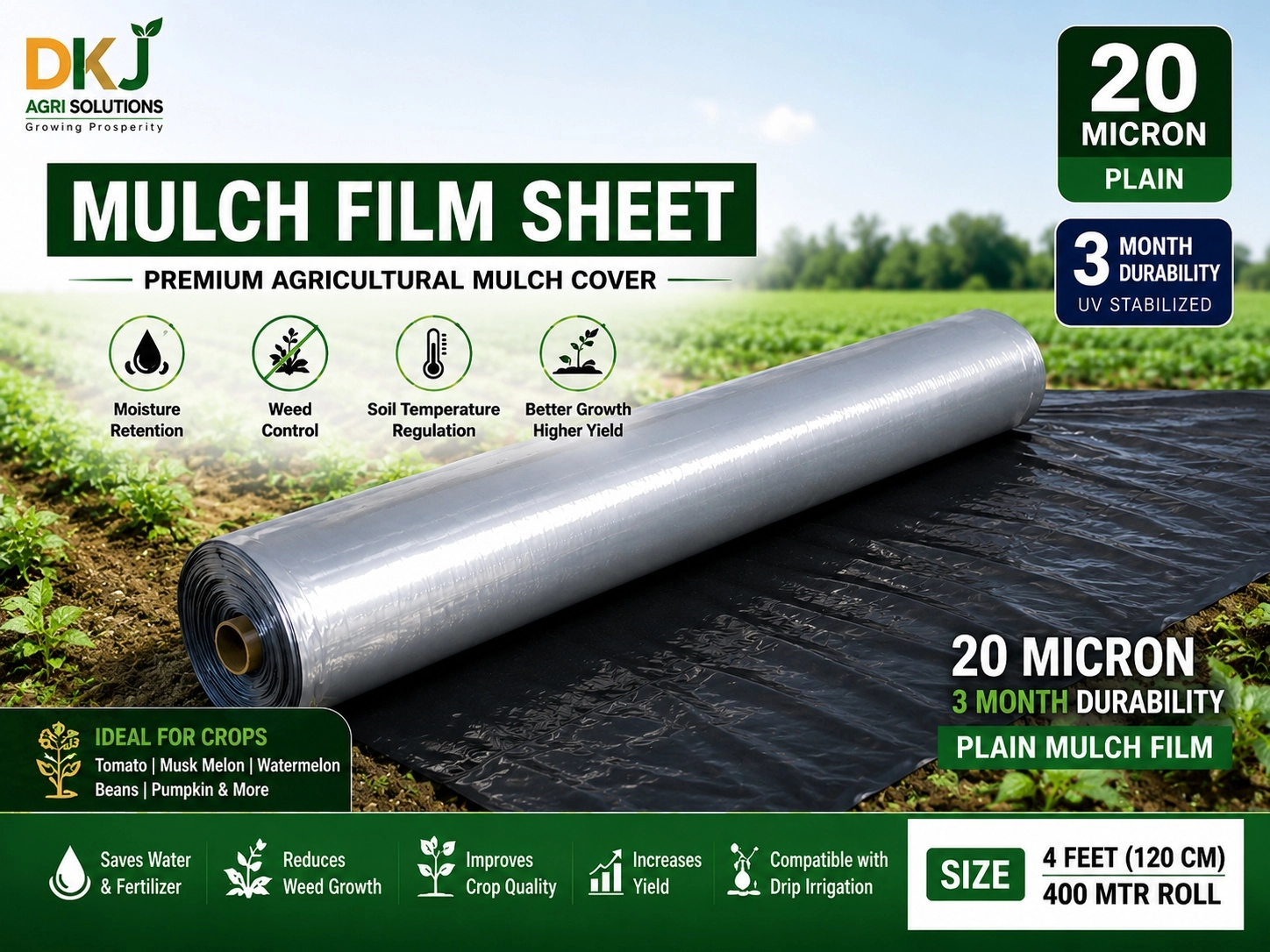 mulching sheet 20 micron