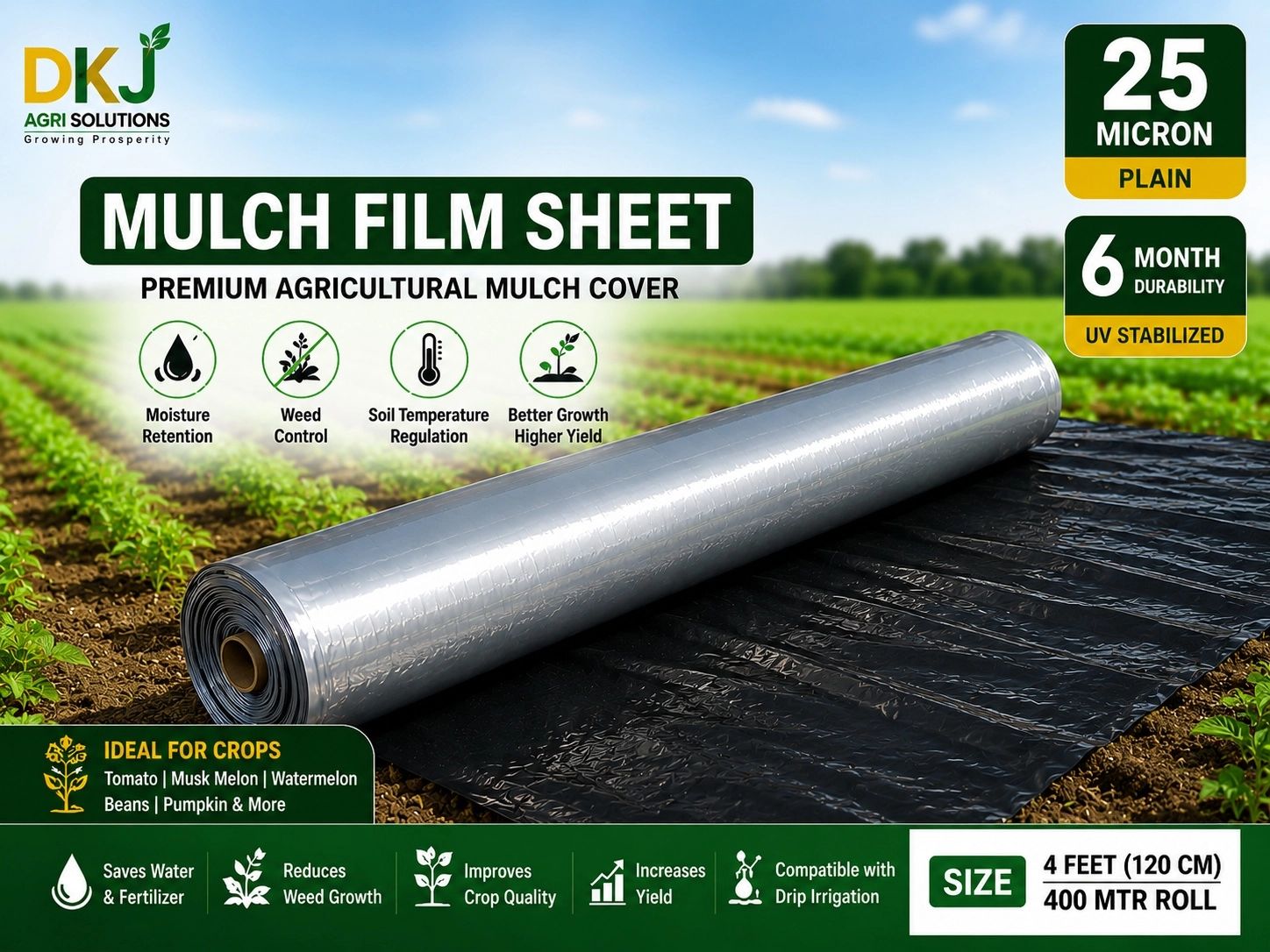 mulching sheet 25 micron