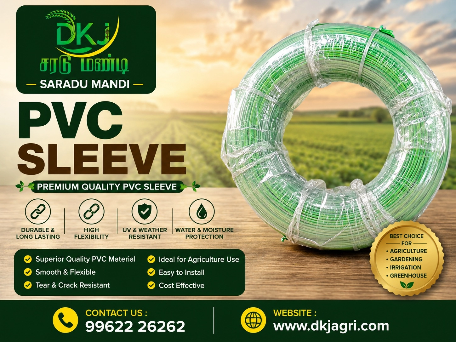 PVC Sleeve - DKJ SARADU MANDI