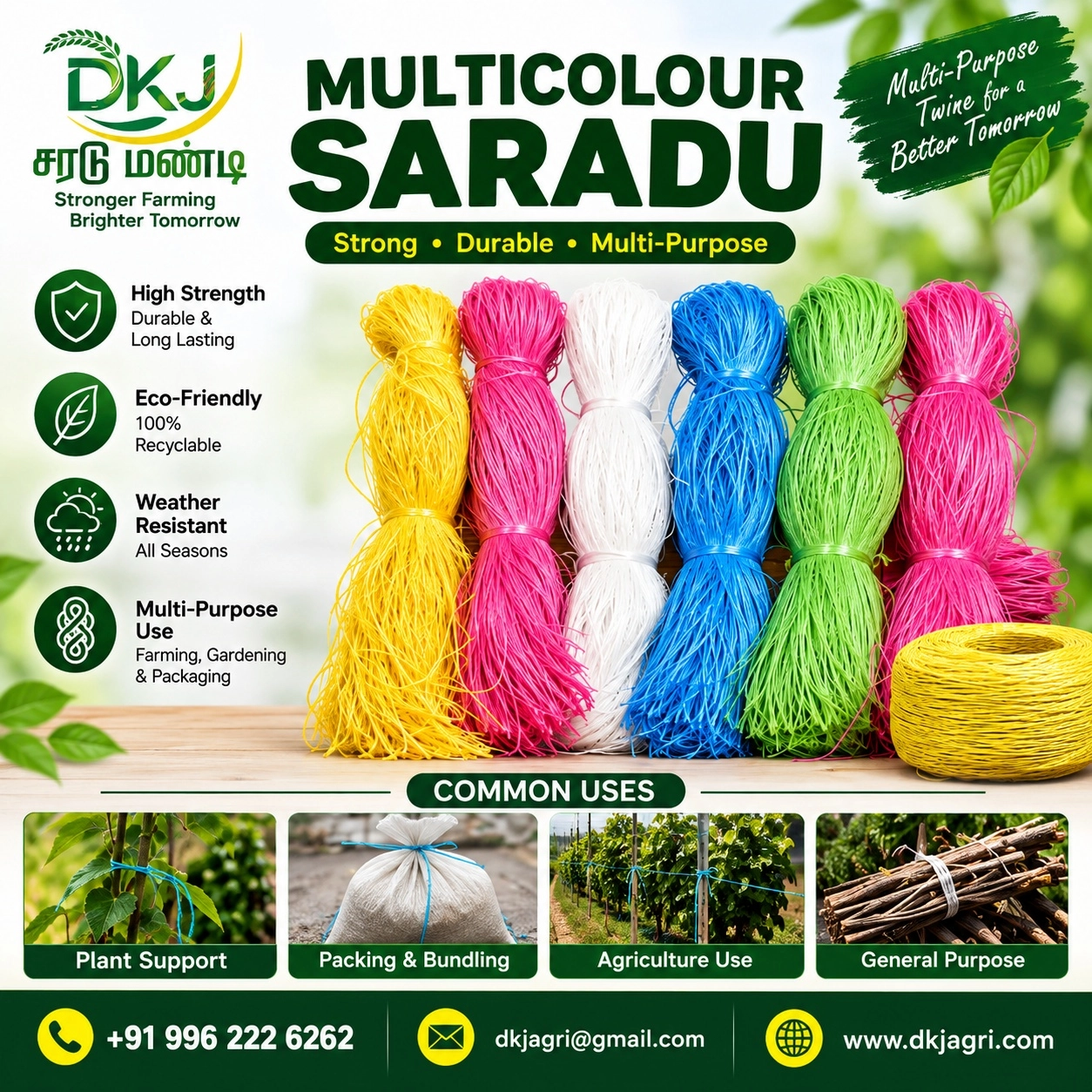 Tomato Plastic Sutli Colour